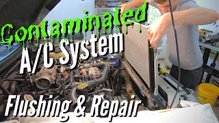 How To PROPERLY Flush and Recharge A Contaminated AC System [upl. by Chilt]