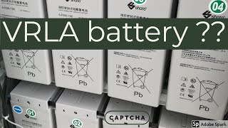 VRLA batteries [upl. by Antonella]