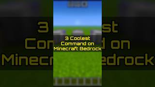 3 Coolest Commands on Minecraft Bedrock [upl. by Kory688]