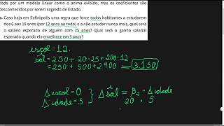 Econometria  Regressão Linear Múltipla  Exercício 1b Interpretação com Parâmetros Conhecidos [upl. by Beisel826]