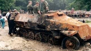 SdKfz 251 quotRosiquot Recovered from the Riverbed [upl. by Nnayrrehs]