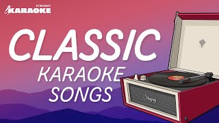 CLASSIC KARAOKE HITS WITH LYRICS FEAT OASIS MADONNA amp MORE [upl. by Harri633]