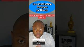 Naturalisation française par Décret [upl. by Thoma]