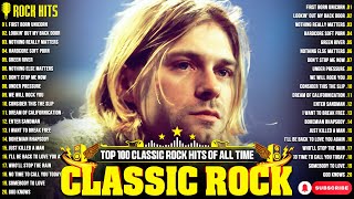 Best Classic Rock Of 70s 80s 90s🔥Aerosmith Nirvana ACDC Queen Bon Jovi Scorpions Guns N Roses [upl. by Llij]