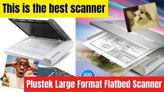 Plustek Large Format Flatbed Scanner Review [upl. by Nnazil]