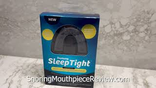 SleepTight Mouthpiece  Does it stop snoring [upl. by Yaras]