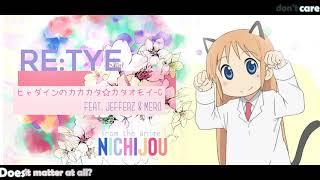 quotHyadain no Kakakata KataomoiCquot English Cover  Nichijou OP1 feat Jefferz amp Mero [upl. by Ahseeyt]