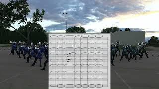 Blue Stars 2024 Brass Feature Transcription [upl. by Dorrie589]