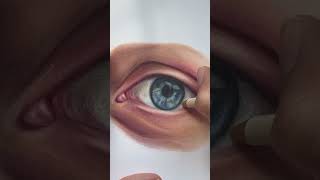 Realistic eye drawing art eyedrawing howtodraw howtodraweye realisticdrawing realisticart [upl. by Alfie]