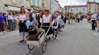 Défilé 2023 dAutrefois le Couserans Partie 22  la vie quotidienne [upl. by Wallack6]