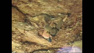 Rock climbing Rage 512c at Obed South Clear Creek [upl. by Oguh]