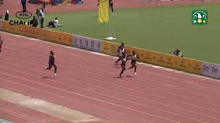 100m Junior U20 girls heat 5 at New Jos Stadium Jos [upl. by Anehsak]