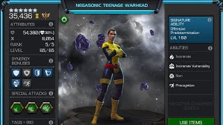 6 Star Ascended Negasonic Teenage Warhead vs WinterSoldier [upl. by Gobert]