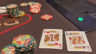 2000 goes in preflop when I have KINGS  Poker Vlog 232 [upl. by Akihdar]