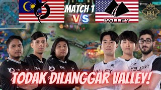 TODAK DILANGGAR  THE VALLEY VS TODAK BO5 MATCH 1 PLAYOFFS  M4 CHAMPIONSHIP 2022 [upl. by Burkitt]