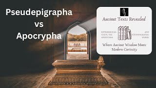 The Difference Between Pseudepigrapha and Apocrypha [upl. by Bat]