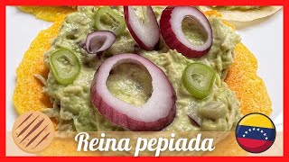 🇻🇪 Reina pepiada arepa venezolana  Pampura de reina pepiada [upl. by Ettesel]