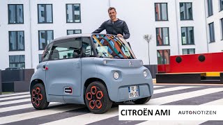 Citroën Ami  Elektroautochen für den Stadtverkehr im Review  Test  Fahrbericht [upl. by Bixler592]