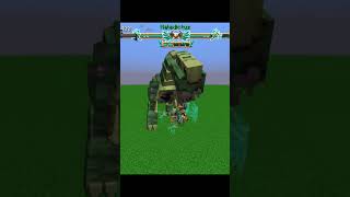 Maledictus Vs Zombifaurus  Minecraft shorts minecraft viralvideo [upl. by Jayme]