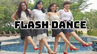 FLASH DANCE LINE DANCEBEGINNER LEVEL [upl. by Wilscam]