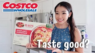 RAOS eggplant Parmesan review Costco frozen food taste testnew at costco deals [upl. by Genia]