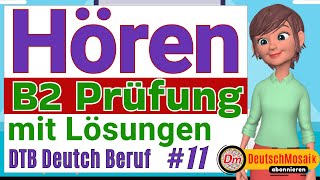 Hören B2 mit Lösungen  Telc 2024  Prüfung Deutsch für den Beruf  Teil 14 [upl. by Inaffyt]