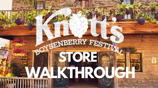 Knott’s Berry Farm Boysenberry Festival Store Walkthrough 2024 [upl. by Mialliw]