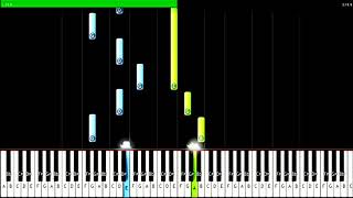 Hoffnungslos  MT Piano Tutorial Synthesia [upl. by Ydnas]