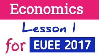 Economics summer class for 2017 entrance examination [upl. by Aramad]