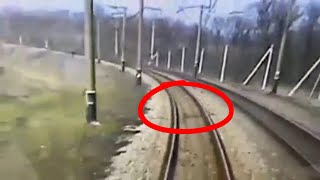 4 moments of the train crash captured on camera [upl. by Ibrek]