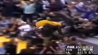 252 of Shaquille ONeal diving into crowds [upl. by Fawcette877]