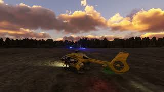 MSFS UK HEMS Flight with Helicopter Emergency Operations HErO v3100 dev build testing [upl. by Kallick]