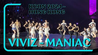 KCON HONG KONG 2024 VIVIZ  MANIAC [upl. by Ycak897]