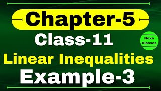 Example 3 Chapter 5 Class 11 Math  Linear Inequalities  CBSE NCERT Class 11 Math Examples [upl. by Alphard]