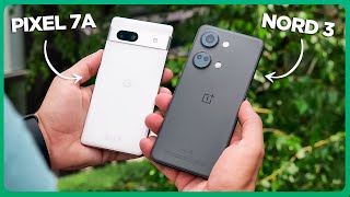 ¿MEJOR QUE EL PIXEL OnePlus Nord 3 vs Google Pixel 7a [upl. by Mackenzie]