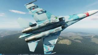 Su27 Kvochurs Bell Maneuver [upl. by Keffer416]