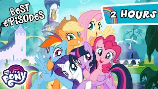 My Little Pony Friendship is Magic  FAN FAVORITE EPISODES  2 Hour Compilation  MLP Full Episodes [upl. by Russia]