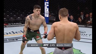 UFC277 Pelea Gratis Moreno Kara France 1 [upl. by Etnemelc]