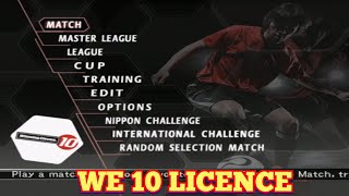 WINNING ELEVEN 10 PS2  SEASON PATCH  ULTRA WIDE [upl. by Taka274]