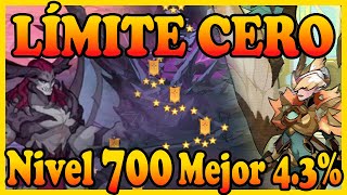 ⛔️Límite Cero Mejor 43 Nivel 700  Abismo Pernicioso AFK Arena Perilous Abyss Zero Limit [upl. by Emanuela]