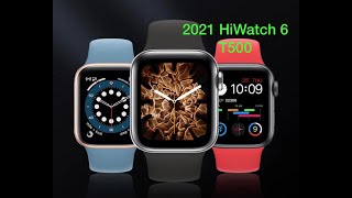 New 2021 HiWatch T500 Plus Smart Watch 175 inch IOS Android Review [upl. by Amarillas]