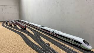 7 H0 Fahrvideo  Roco ICE Velaro D  Fleischmann ICE T [upl. by Stevenson]