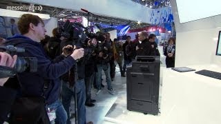 CeBIT 2013 Highlights Neue Apps und MesseTrends [upl. by Nnewg710]