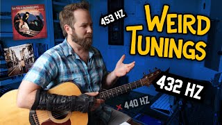 How to tune your guitar AWAY from 440hz to 432hz 453hz etc [upl. by Dupre]