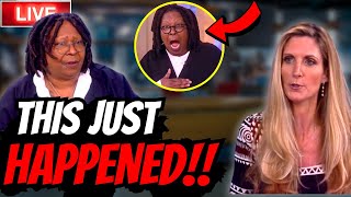 Whoopi The View Host FREAKS OUT And SCREAMS At Ann Coulter After She Says This LIVE ON AIR [upl. by Antipus]