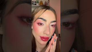 Lovee pink looks at the mo💗 using lippy 2 achieve makeupshorts pinklashes pinkmakeup hack [upl. by Ahsimrac]