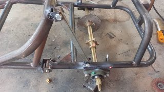 how to install kart drive axles and shock absorbers [upl. by Kalil]