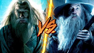 Dumbledore VS Gandalf  BATTLE ARENA  Harry Potter vs Lord of the Rings  Secrets of Dumbledore [upl. by Eleinad]