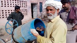 Cotton seed delinting process  Use of sulphuric acid to delint cotton seed  cotton seed washing [upl. by Wadesworth259]