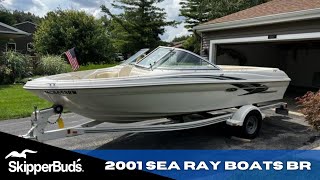 2001 Sea Ray 180 Bow Rider Boat Tour SkipperBuds [upl. by Nevur]